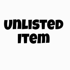 Unlisted inventory